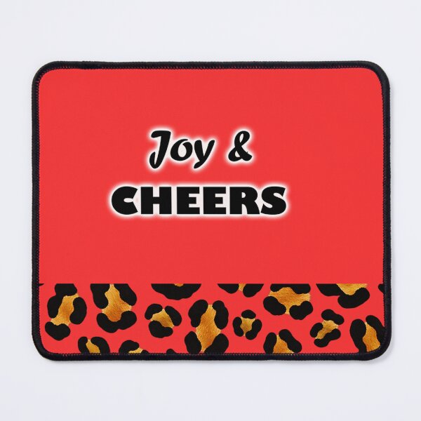 Item preview, Joy and Cheers Festive Leopard Christmas PNG designed and sold by annenambiro.