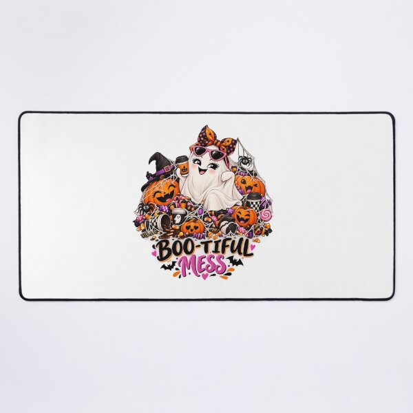 Item preview, Boo-Tiful Mess Halloween Graphic, Funny Ghost Design, Cute Spooky Halloween Clipart designed and sold by Pixanova.