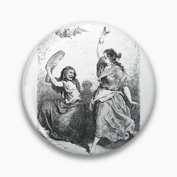 Item preview, Vintage L'Espagne Gothic Woodcut Illustration designed and sold by Antique Science Press.