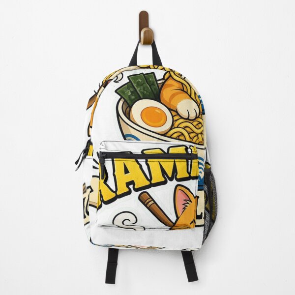 Item preview, Ramen Cat Noodle Buddy — Funny Japanese Food Cartoon Sticker designed and sold by GSideArtStore.