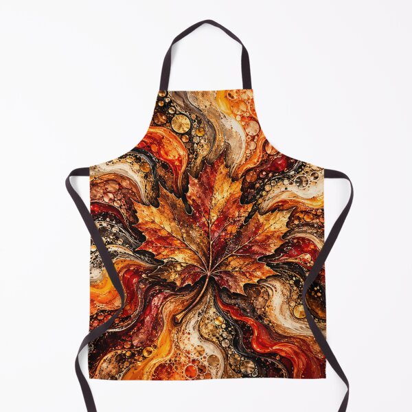 Item preview,  Autumn Maple Fluid Abstract – Copper Orange & Crimson Organic Flow Art designed and sold by AnimalAirtistry.
