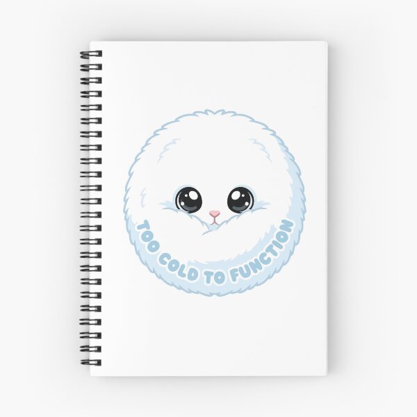 Item preview, Too Cold To Function Kawaii Arctic Hare Snowball designed and sold by Arc2020.