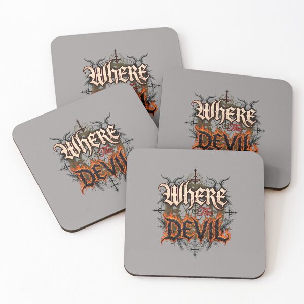 Item preview, Distressed Saying Where The Devil Graphic Apparel-2 designed and sold by Miloenkovic.