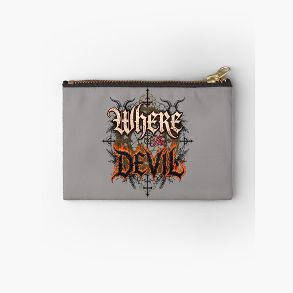 Item preview, Distressed Saying Where The Devil Graphic Apparel-2 designed and sold by Miloenkovic.