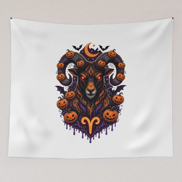 Item preview, Gothic Aries Zodiac Ram designed and sold by Zodiac Celestial Art.