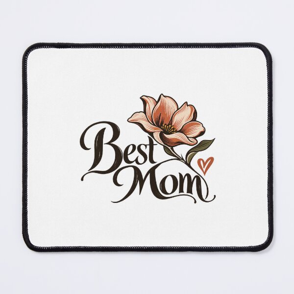 Item preview, Best Mom Ever Floral Calligraphy - Vintage Mother's Day Flower Sticker designed and sold by VYBEHAUS.