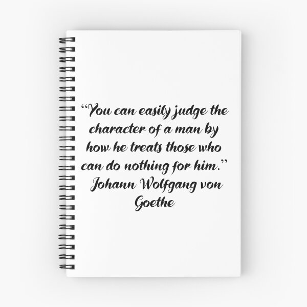 Item preview, How He Treats Those Who Can Do Nothing - Goethe Quote designed and sold by 4ever-Undaunted.