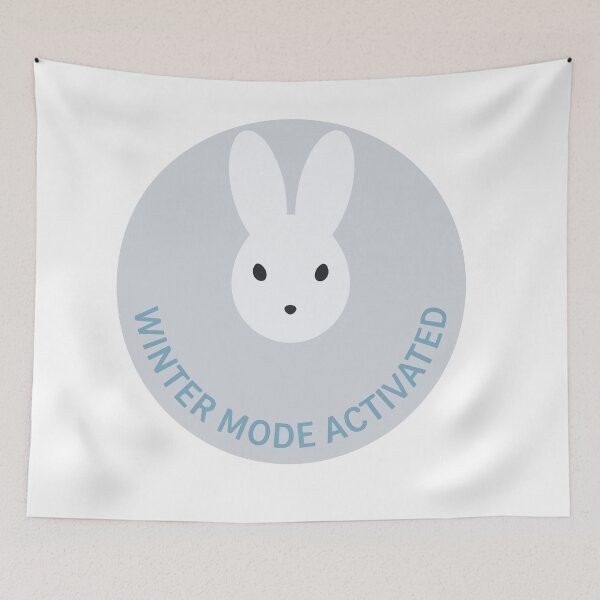 Item preview, Winter Mode Activated Minimalist Arctic Hare designed and sold by Arc2020.
