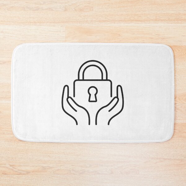 Item preview, Hands Holding Padlock Line Icon designed and sold by VectorForge Studio.