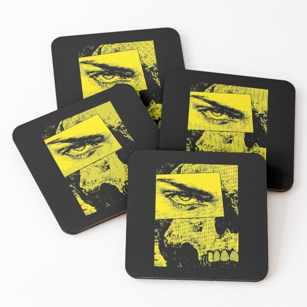 Item preview, Yellow Horror Face Art designed and sold by sartorium.