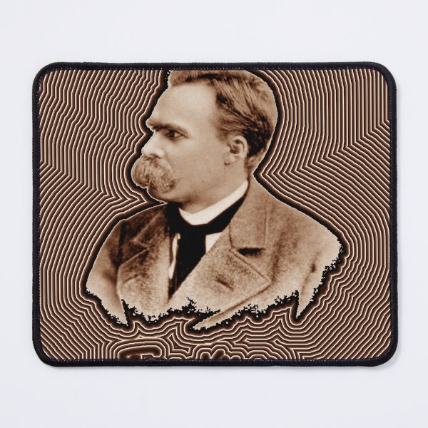 Item preview, Vintage Mustached Philosopher Optical Line Portrait designed and sold by Jannis-Feldk.