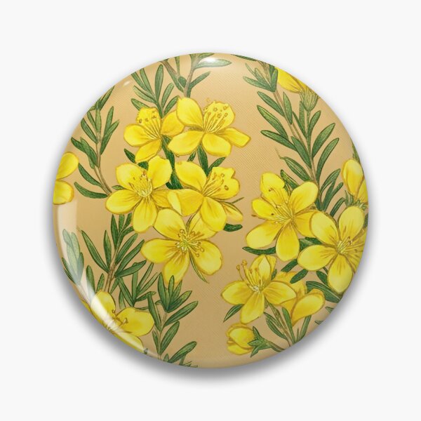 Item preview, Golden Wattle Seamless Botanical Pattern Australian Flora designed and sold by Studio BC.