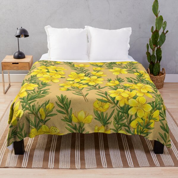 Item preview, Golden Wattle Seamless Botanical Pattern Australian Flora designed and sold by Studio BC.
