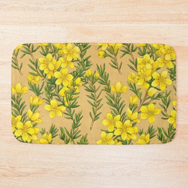 Item preview, Golden Wattle Seamless Botanical Pattern Australian Flora designed and sold by Studio BC.