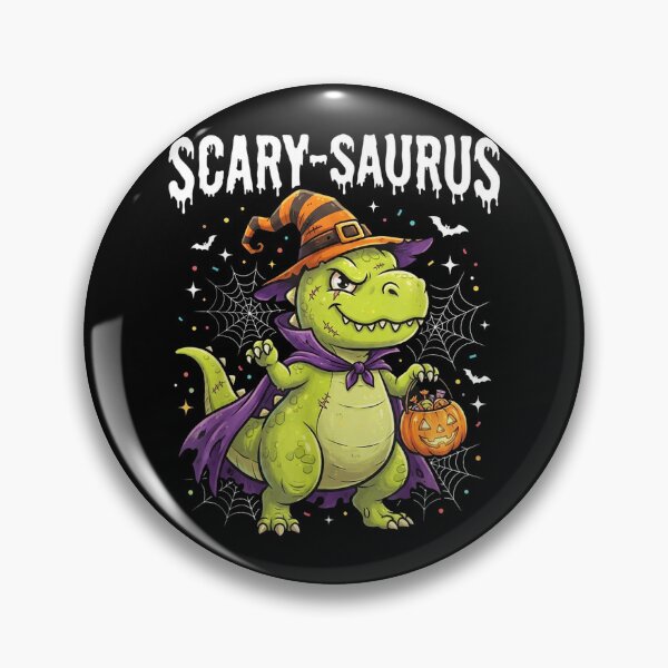 Item preview, Scary Saurus Dinosaur Witch Trick or Treat designed and sold by TadeoNivar.