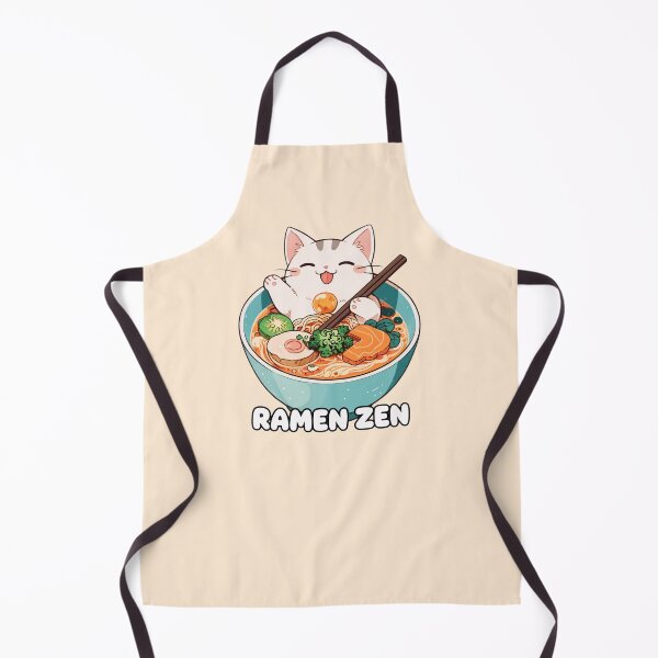 Item preview, Kawaii Ramen Cat – Cute Japanese Food Anime Cat Ramen Bowl designed and sold by Madhav Creations Studio.