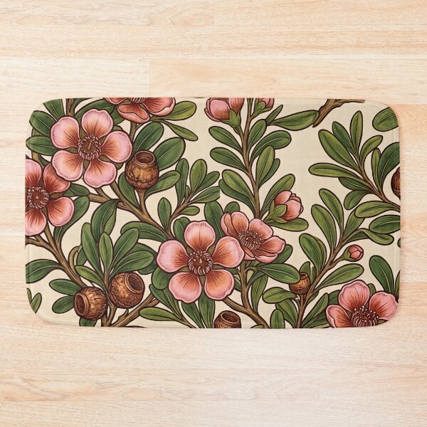 Item preview,  Vintage Australian Pink Waxflower Botanical Pattern designed and sold by Studio BC.