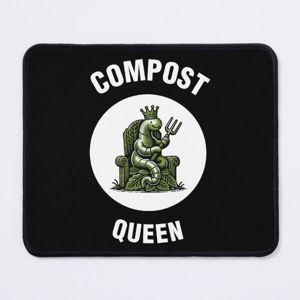 Item preview, Compost Queen Funny Worm Gardening Eco designed and sold by Litely.