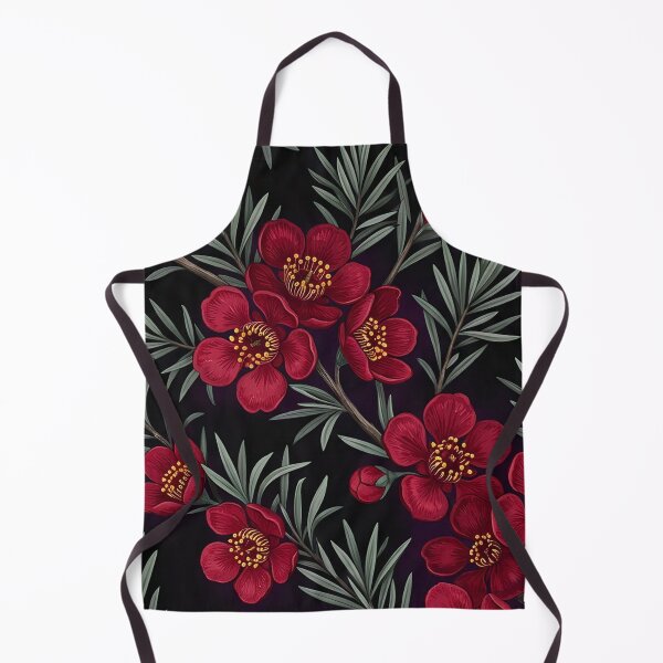 Item preview, Crimson Blossom Dark Academia Floral Pattern designed and sold by Studio BC.