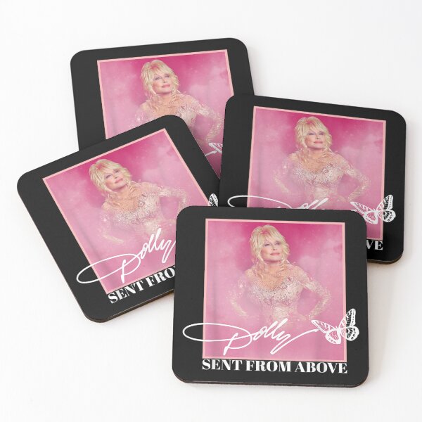 Item preview, Dolly Parton Sent From Above Pink Sparkle Dress Butterfly Signature designed and sold by choudane.