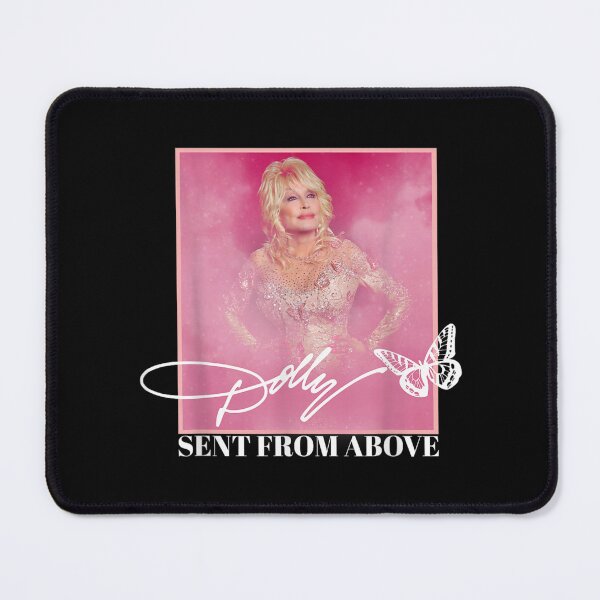 Item preview, Dolly Parton Sent From Above Pink Sparkle Dress Butterfly Signature designed and sold by choudane.