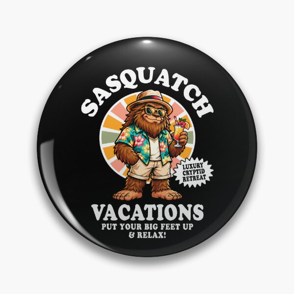Item preview, Sasquatch Vacations Funny Bigfoot Cryptid designed and sold by ShirtWreck.