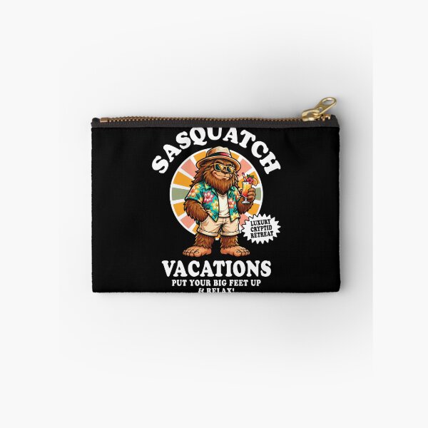 Item preview, Sasquatch Vacations Funny Bigfoot Cryptid designed and sold by ShirtWreck.