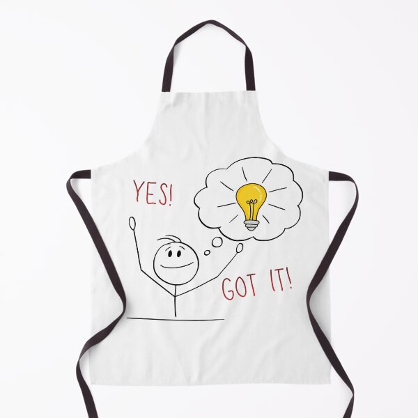 Item preview, Yes! Got It - Cute Stick Figure Eureka designed and sold by Mazza-mazza.