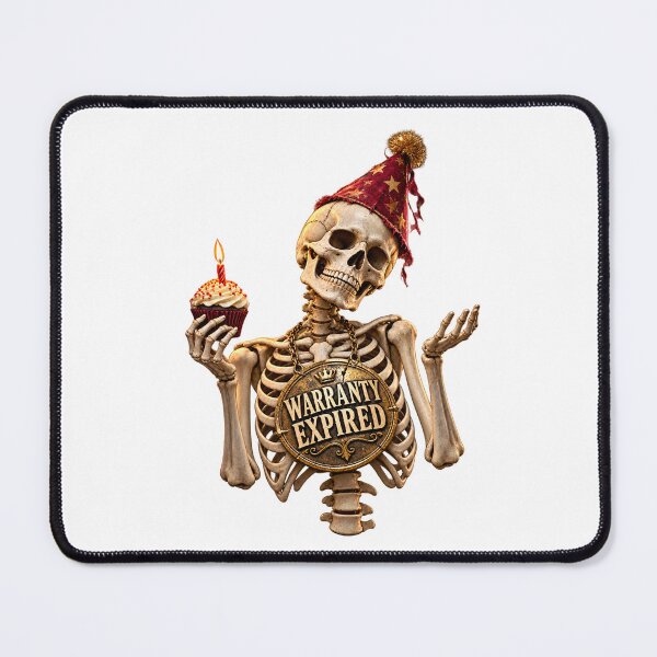 Item preview, Expired Warranty Birthday Skeleton designed and sold by TrendTribeTP.