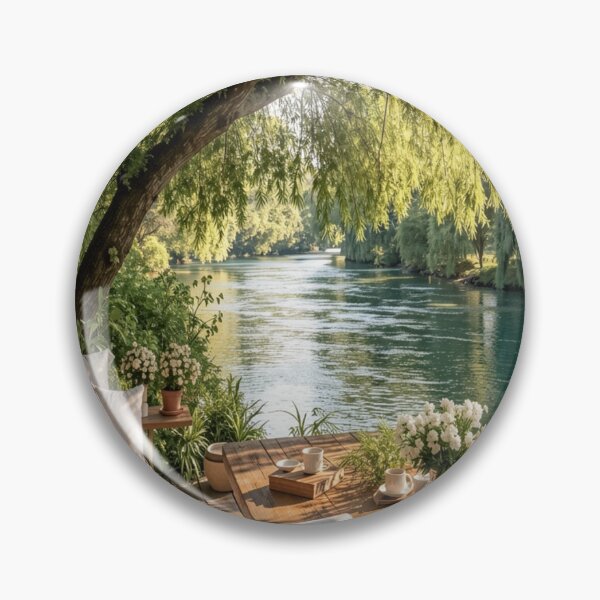 Item preview, Willow Waterside Retreat - Lakeside Serenity designed and sold by nhk999.