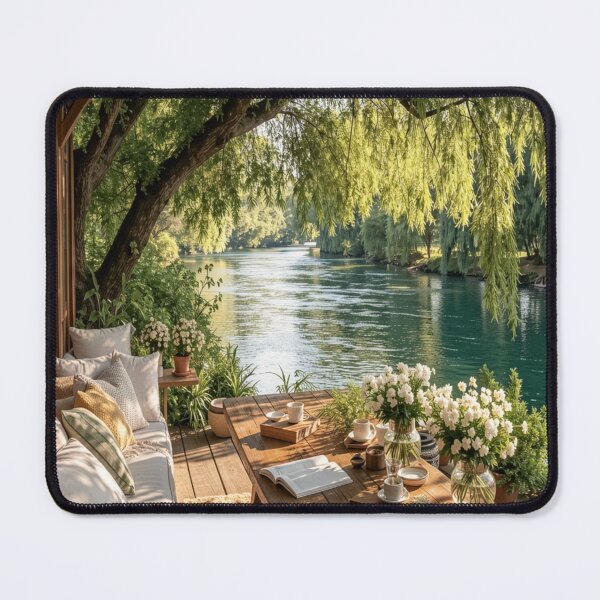 Item preview, Willow Waterside Retreat - Lakeside Serenity designed and sold by nhk999.