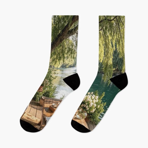 Item preview, Willow Waterside Retreat - Lakeside Serenity designed and sold by nhk999.