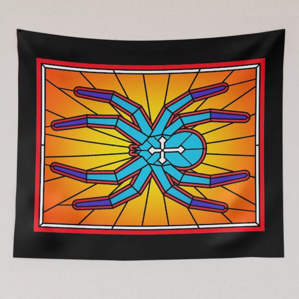 Item preview, Halloween Spider Stained Glass Window designed and sold by PILANTROP.