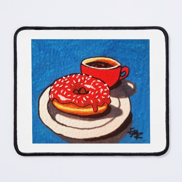 Item preview, Sweet Treat Coffee Art Print – Modern Café Aesthetic Design designed and sold by emzportraits.