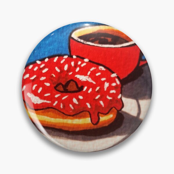 Item preview, Sweet Treat Coffee Art Print – Modern Café Aesthetic Design designed and sold by emzportraits.
