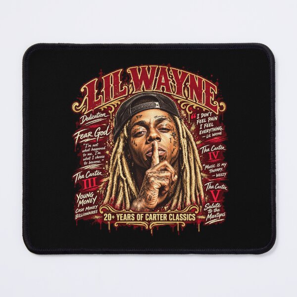 Item preview, Lil Wayne 20 Years Of Carter Classics Portrait Quotes Fear God designed and sold by choudane.
