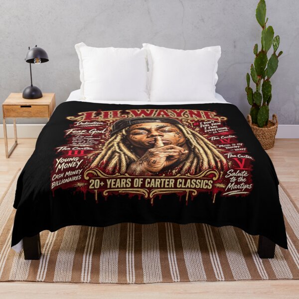 Item preview, Lil Wayne 20 Years Of Carter Classics Portrait Quotes Fear God designed and sold by choudane.
