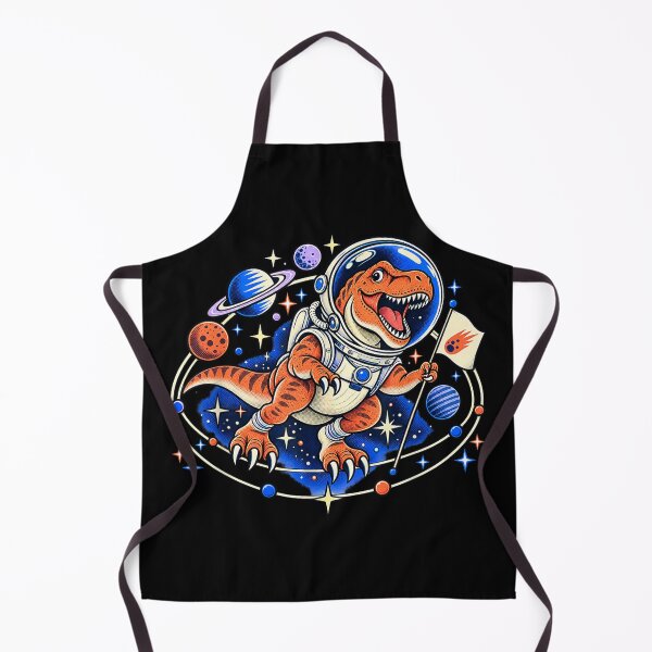 Item preview, T-Rex Astronaut Exploring Space With Planets designed and sold by TadeoNivar.
