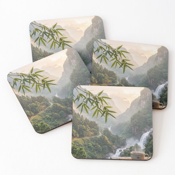 Item preview, Misty Valley Morning - Mountain View Escape designed and sold by nhk999.