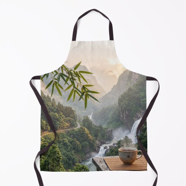 Item preview, Misty Valley Morning - Mountain View Escape designed and sold by nhk999.