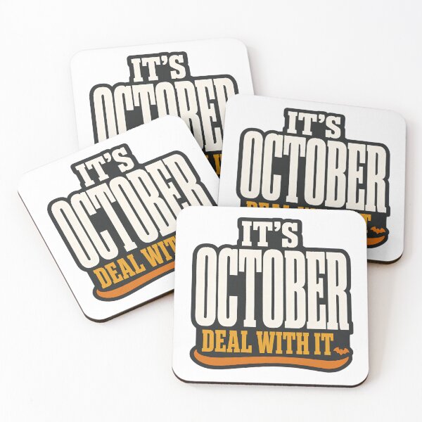 Item preview, it's October deal with it  designed and sold by VYRON STUDIO.