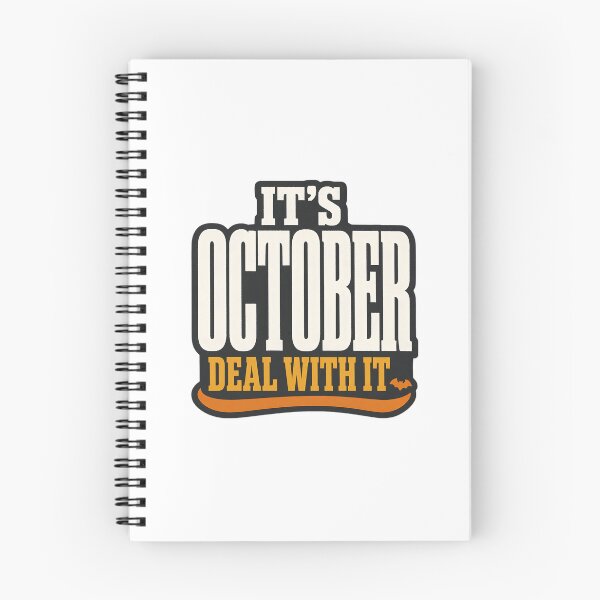 Item preview, it's October deal with it  designed and sold by VYRON STUDIO.