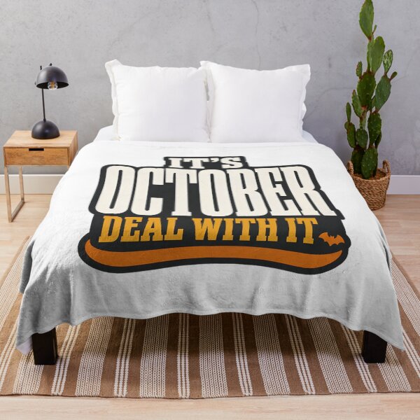 Item preview, it's October deal with it  designed and sold by VYRON STUDIO.