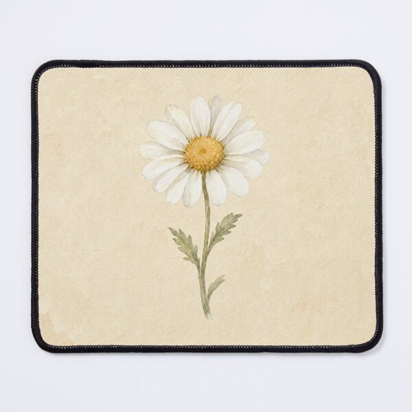 Item preview, April Birth Flower Daisy Watercolor | Botanical Wall Art designed and sold by FixationStudio.
