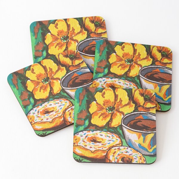 Item preview, Morning Coffee Painting – Cozy Kitchen Decor for Coffee Lovers designed and sold by emzportraits.