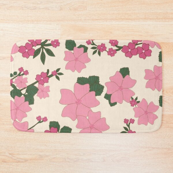 Item preview, Estampado de flores rosas, estampados florales rosas, obra de arte floral designed and sold by Art Shimmers.