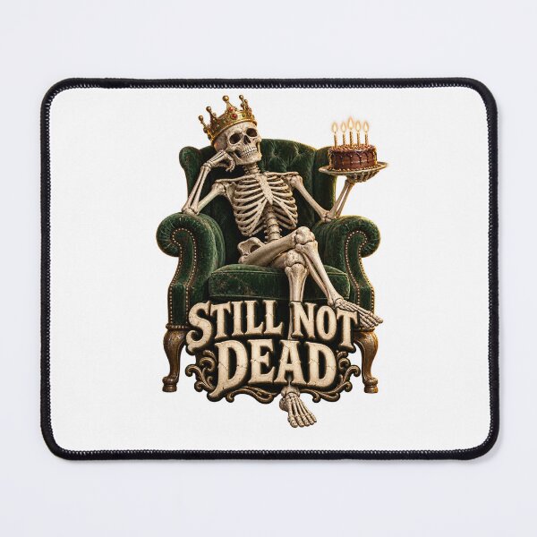 Item preview, Still Not Dead Birthday Armchair designed and sold by TrendTribeTP.