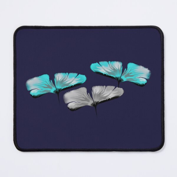 Item preview, Whispers of Aqua Bloom Minimalist Turquoise Floral Art designed and sold by NB-Artmagic.