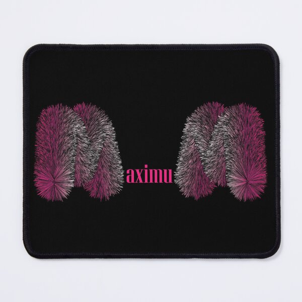 Item preview, Maximum Typographic Streetwear Pink Furry Monogram M designed and sold by NB-Artmagic.