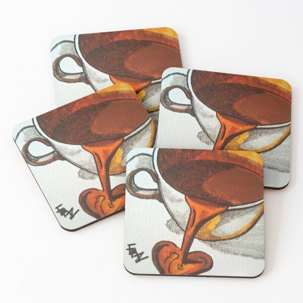 Item preview, Morning Coffee Painting – Cozy Kitchen Decor for Coffee Lovers designed and sold by emzportraits.